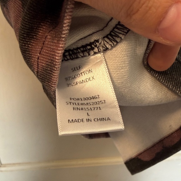 Floral Mini Skirt in Dusty Rose and Black - Picture 4 of 4